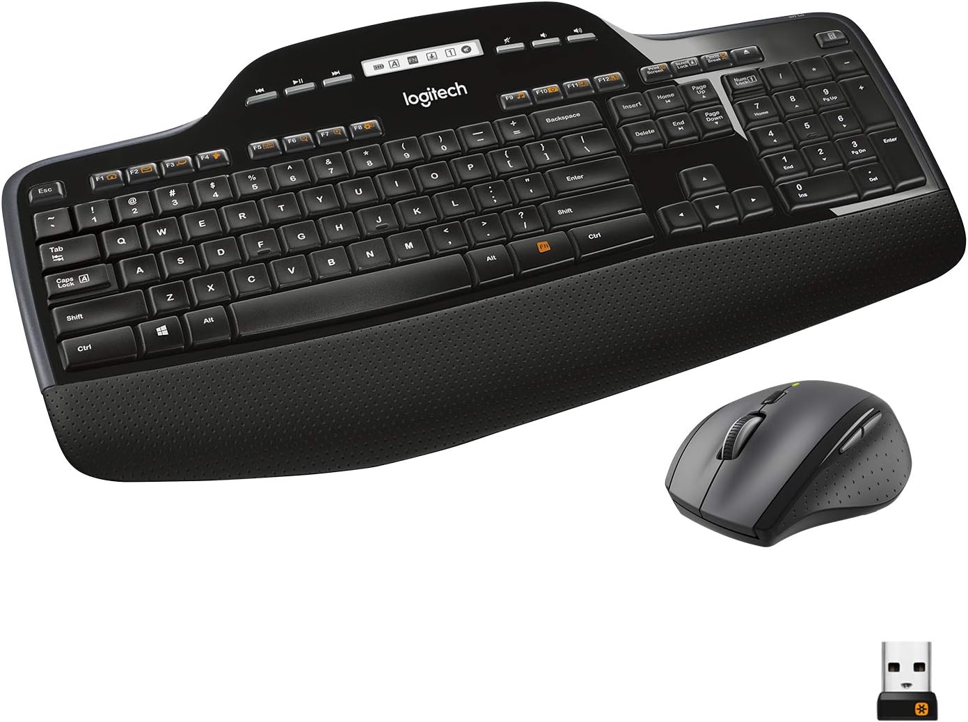 Logitech MK710 Kabelloses Tastatur-Maus-Set, 2.4 GHz Verbindung via ...